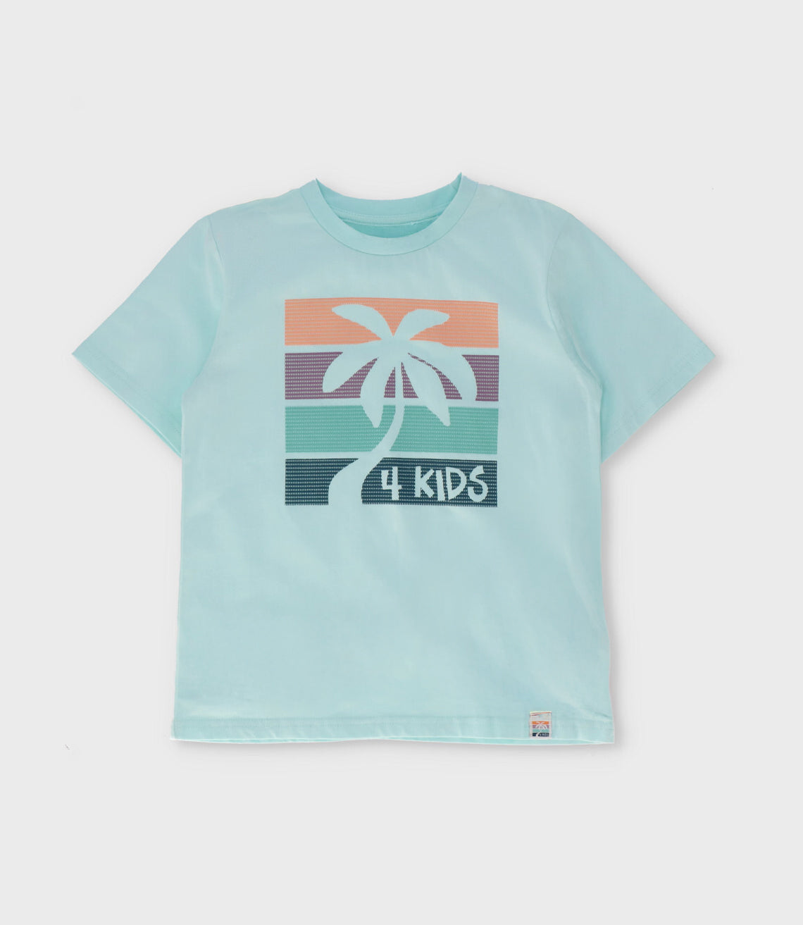 Polera niño con palmera 2 años / Menta
