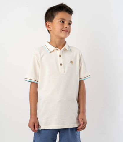 Polera niño con cuello