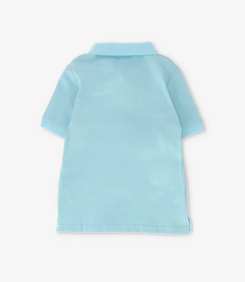 Polera niño con cuello 2 años / Celeste