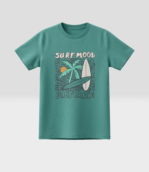 Polera niño surf mood 2 años / Menta