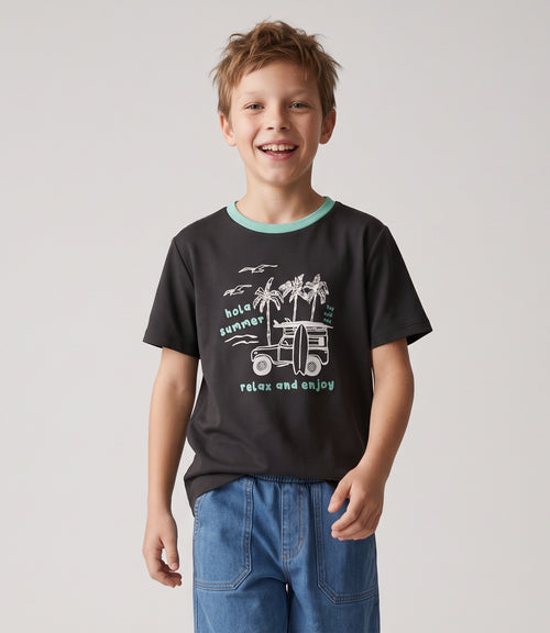 Polera niño summer 2 años / Gris