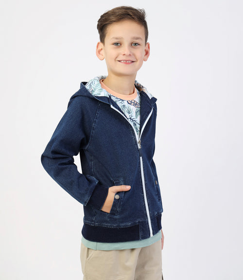 Chaqueta niño denim 2 años / Azul Marino