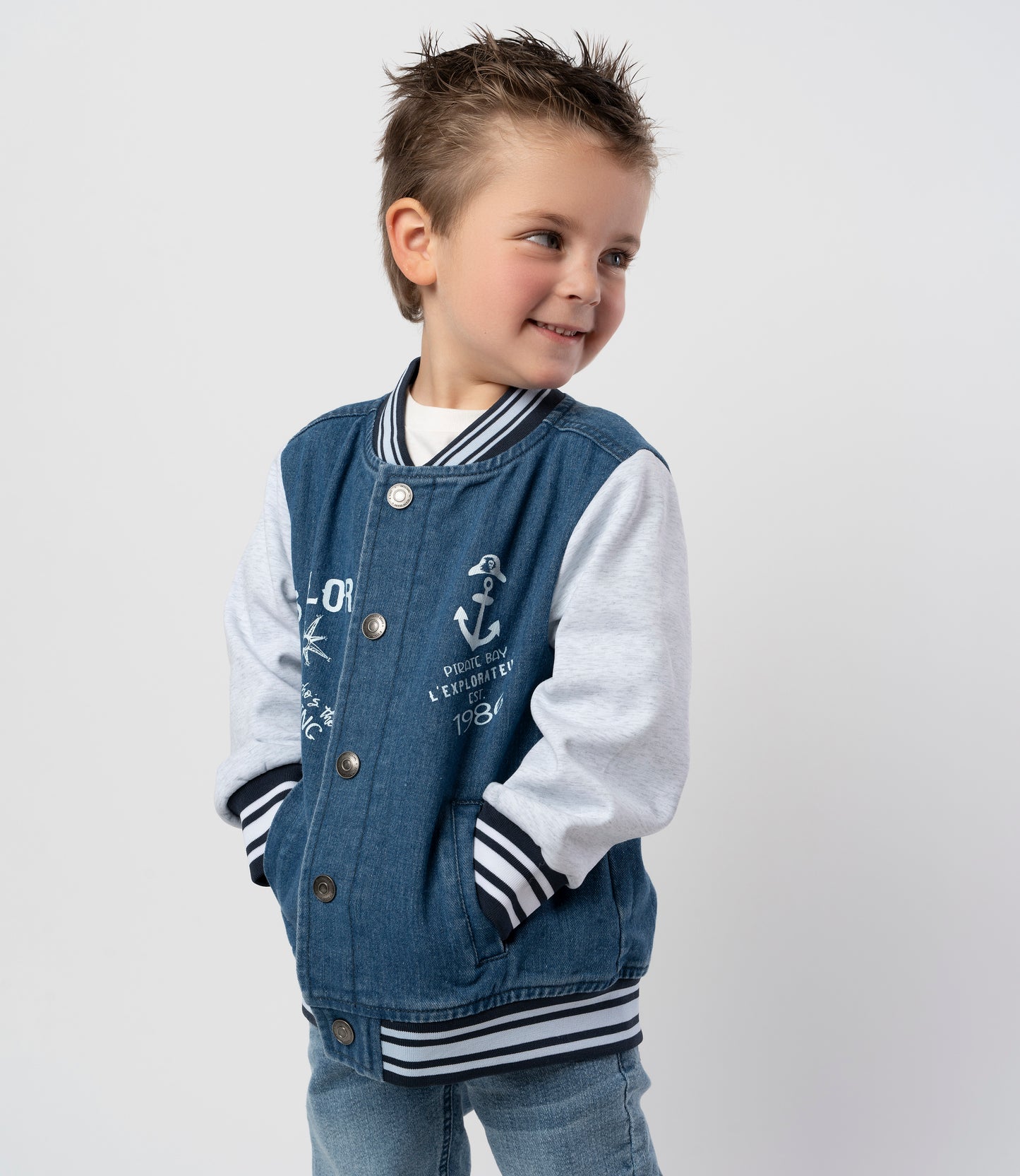 Chaqueta niño bomber 2 años / Celeste
