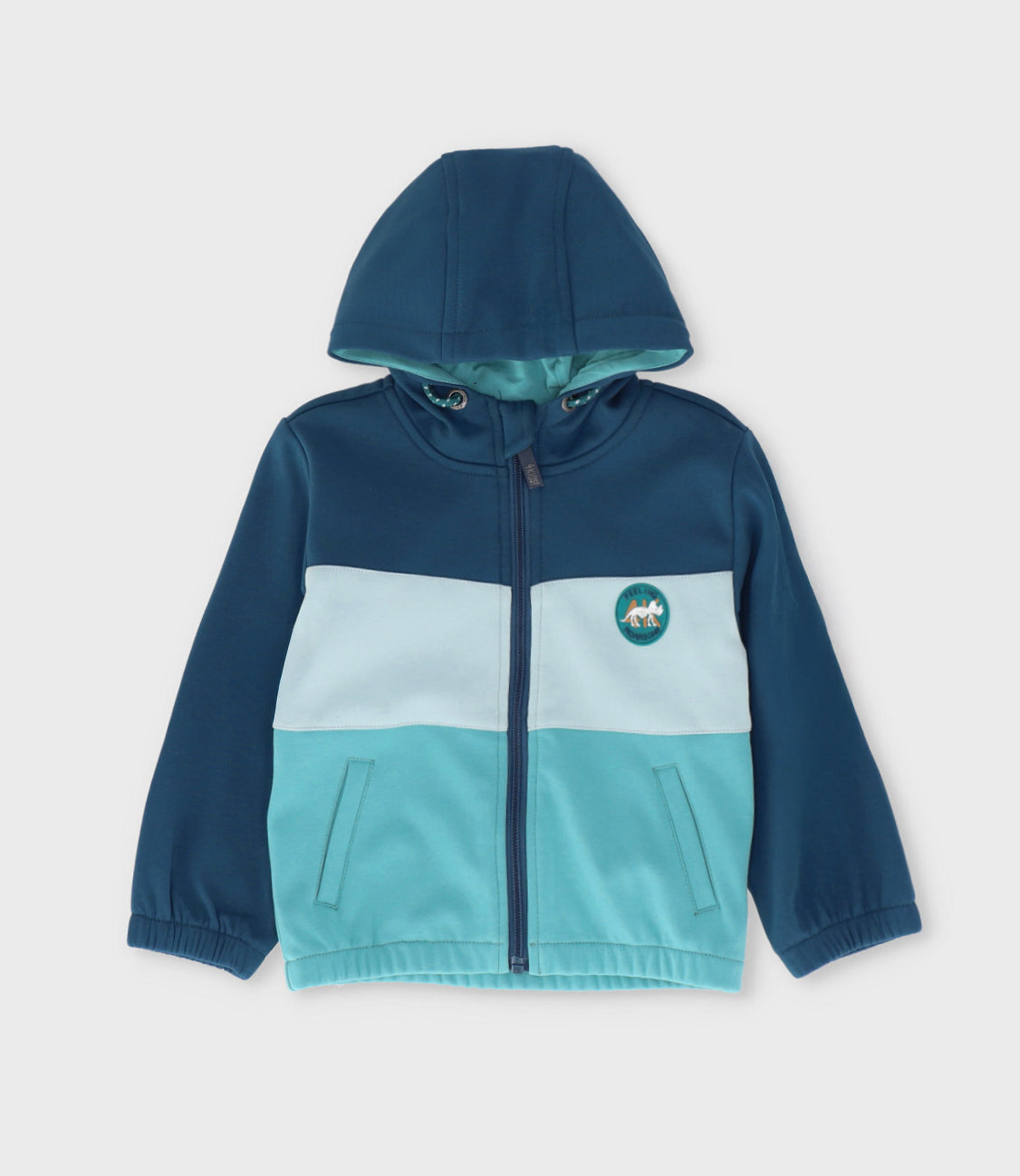 Chaqueta niño tricolor 2 años / Azul