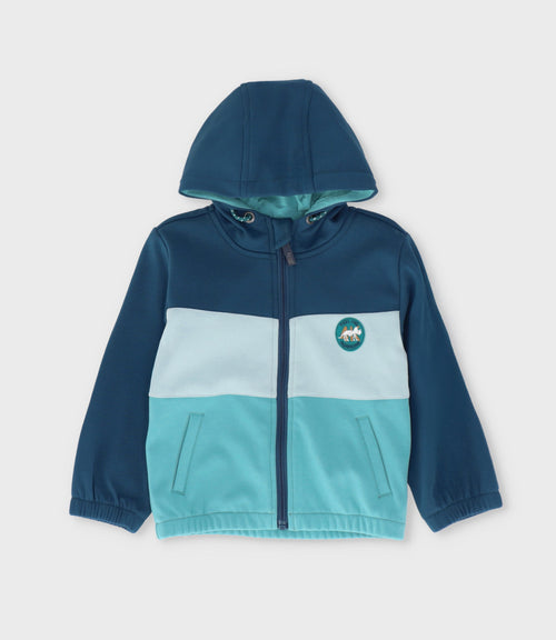 Chaqueta niño tricolor 2 años / Azul