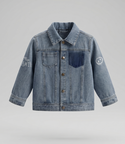 Chaqueta niño de denim 2 años / Azul Marino