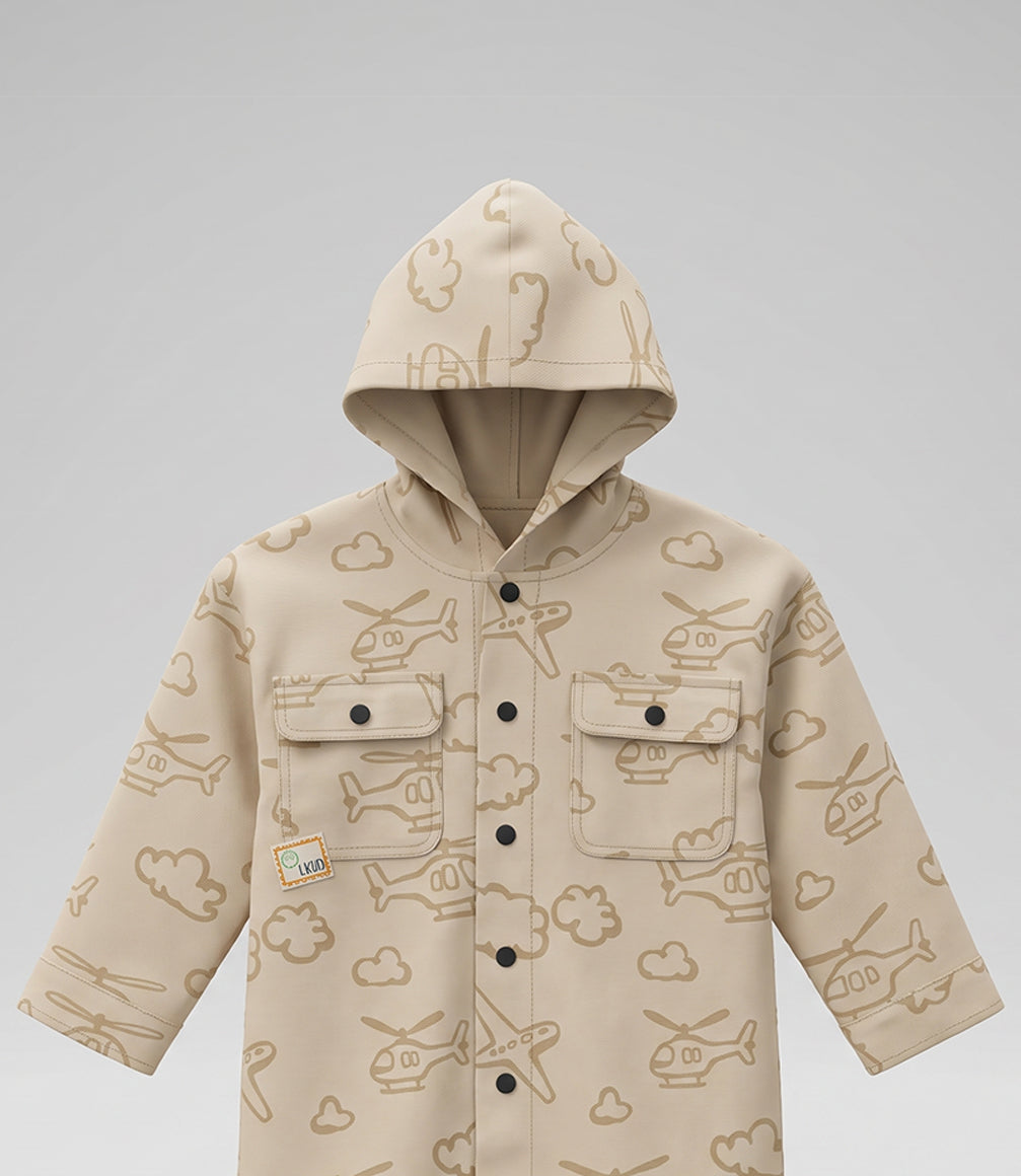 Chaqueta niño sobrecamisa 2 años / Beige