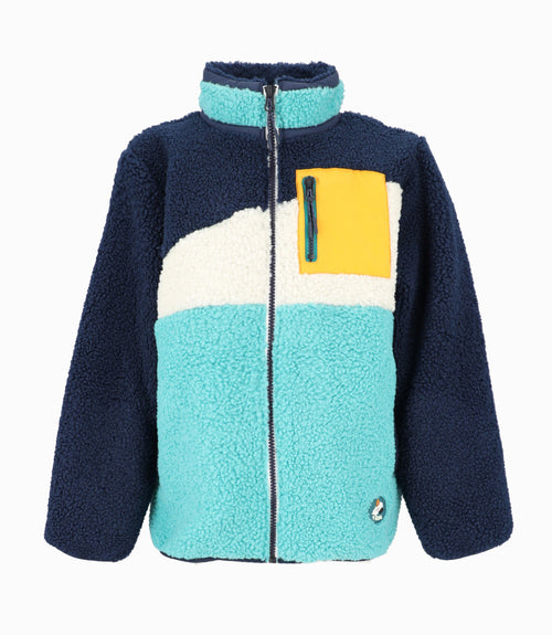 Chaqueta niño tricolor 2 años / Azul Marino