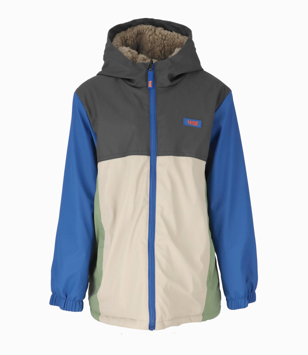 Chaqueta niño impermeable 2 años / Gris