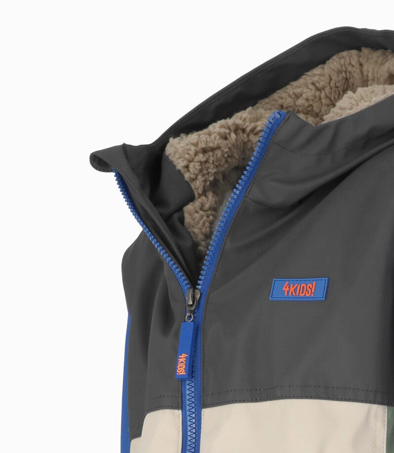 Chaqueta niño impermeable 2 años / Gris