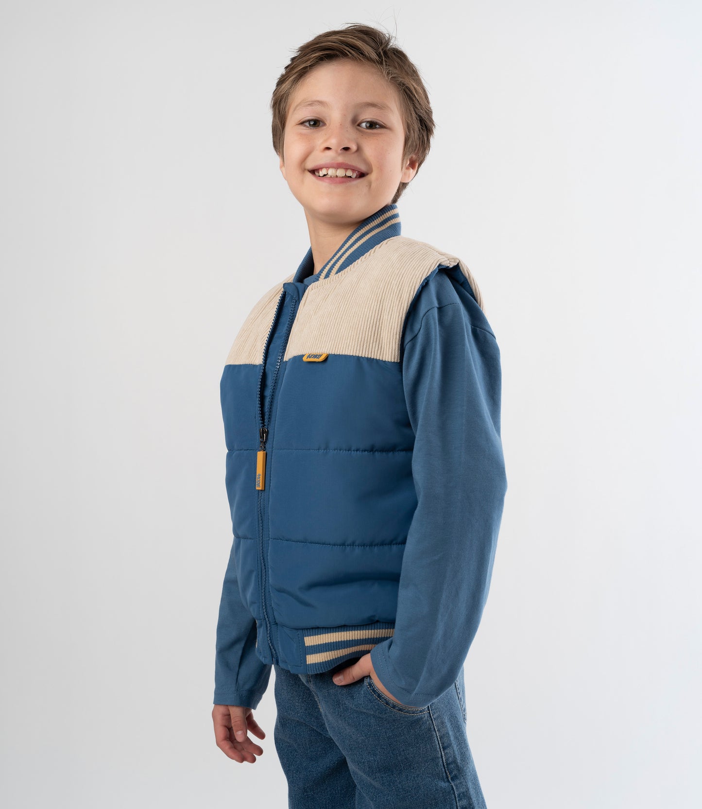 Chaqueta niño sin mangas