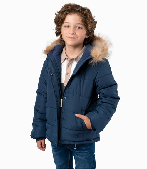 Parka Niño Gorro Peludo