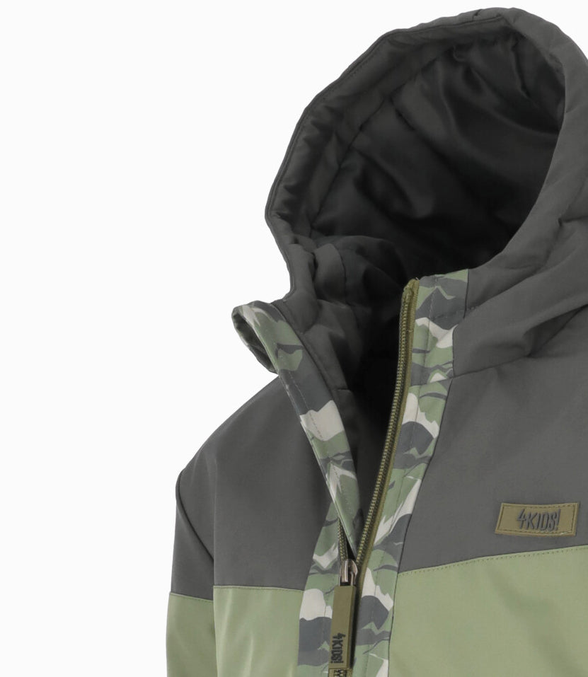 Parka niño con diseño 2 años / Gris