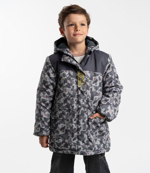 Parka niño camo