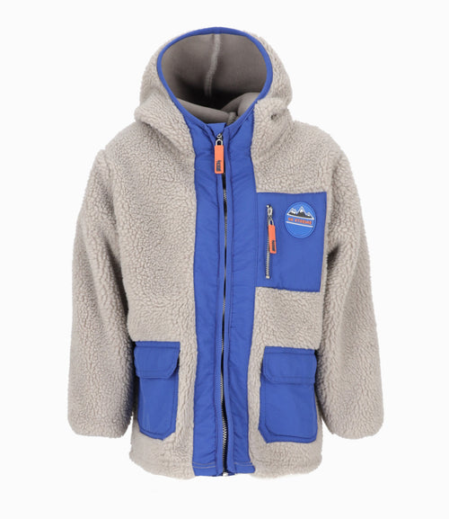 Polerón niño sherpa 2 años / Gris