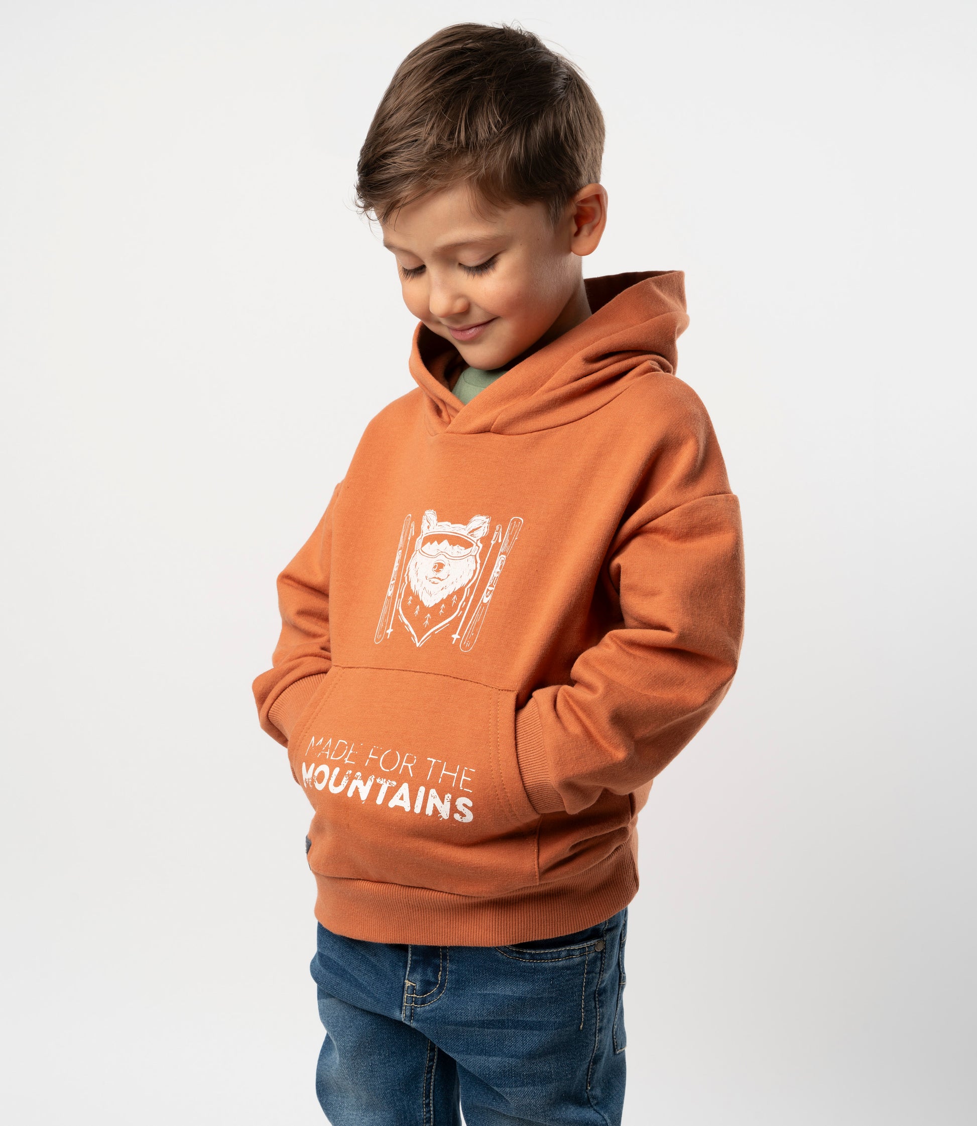 Polerón niño con diseño 2 años / Naranjo