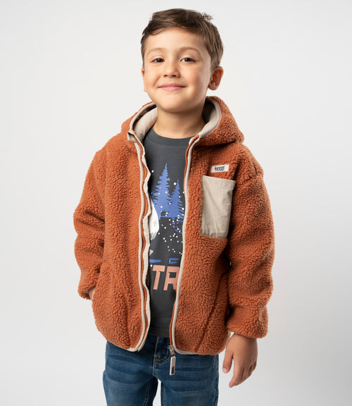 Polerón niño polar 2 años / Naranjo