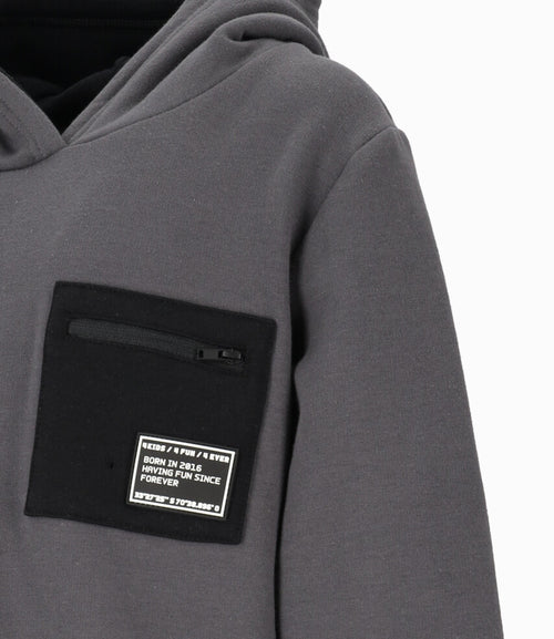 Polerón niño con diseño 2 años / Gris