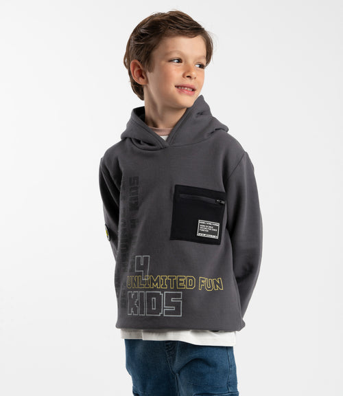 Polerón niño con diseño