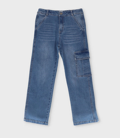 Jeans niño cargo