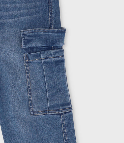 Jeans niño cargo 2 años / Azul Marino
