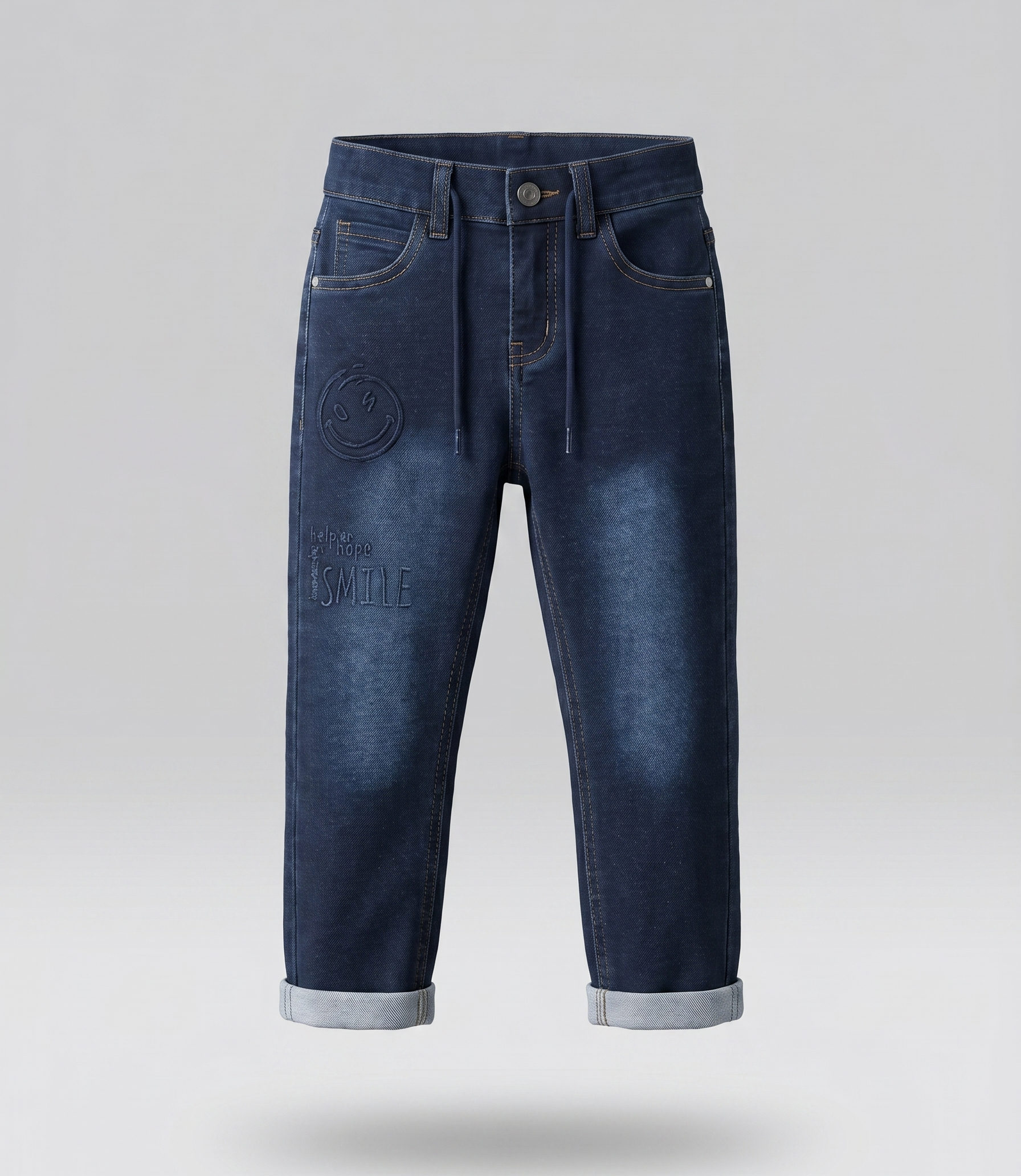 Jeans niño baggy 2 años / Azul Marino