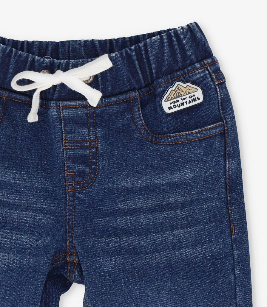 Jeans niño rectos 2 años / Azul Marino