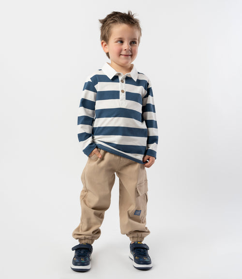 Pantalón niño cargo 2 años / Beige