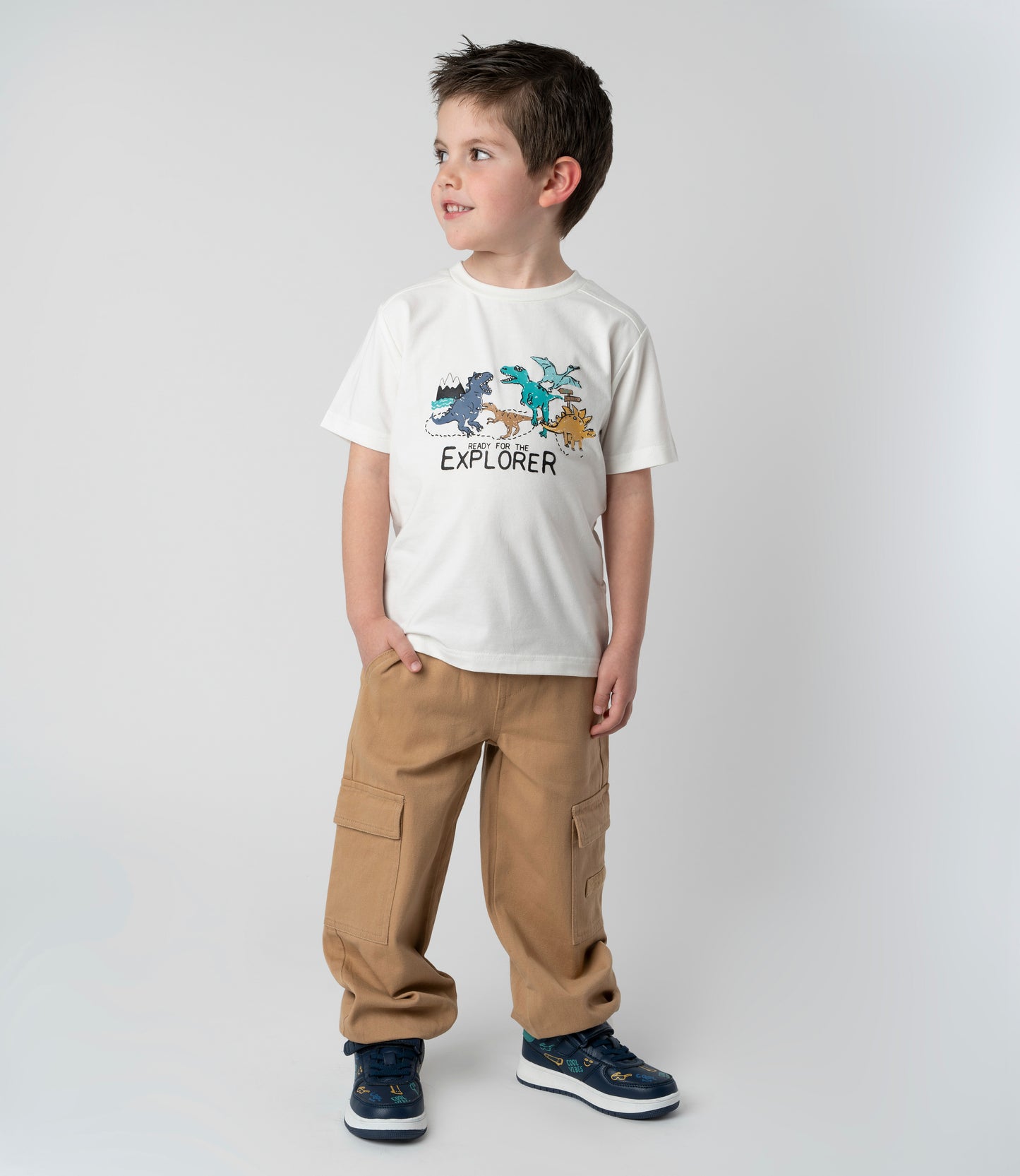 Pantalón niño cargo 2 años / Beige
