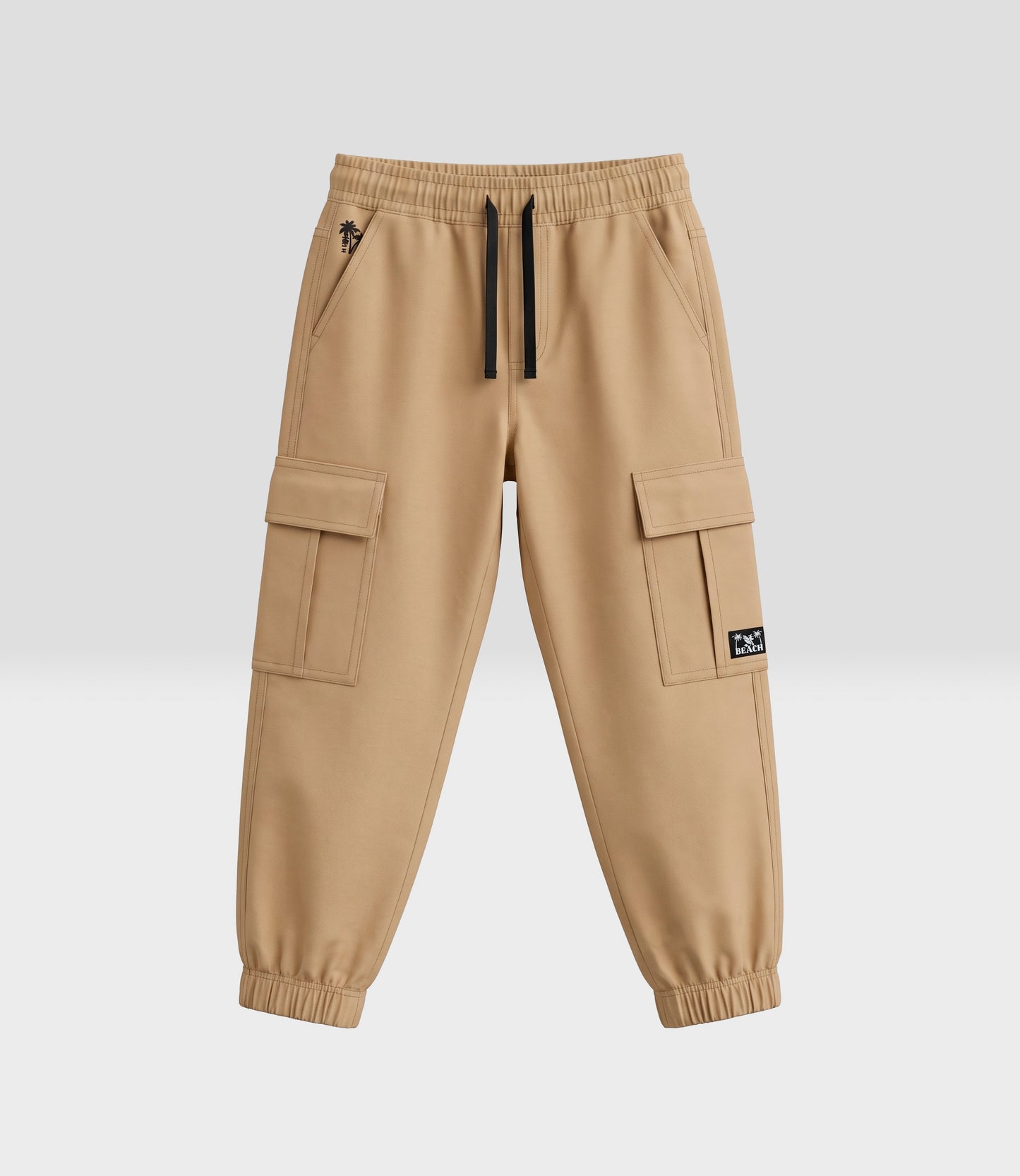 Pantalón niño cargo jogger 2 años / Beige