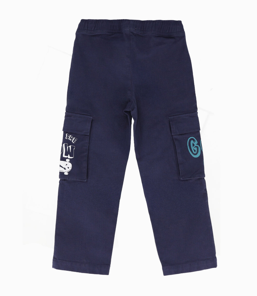 Pantalón niño cargo 2 años / Azul Marino