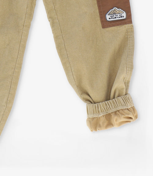 Pantalón niño jogger con forro interno