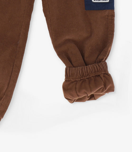 Pantalón niño jogger con forro interno