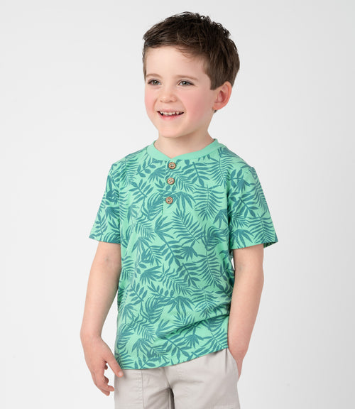 Conjunto niño con tiburones 2 años / Verde