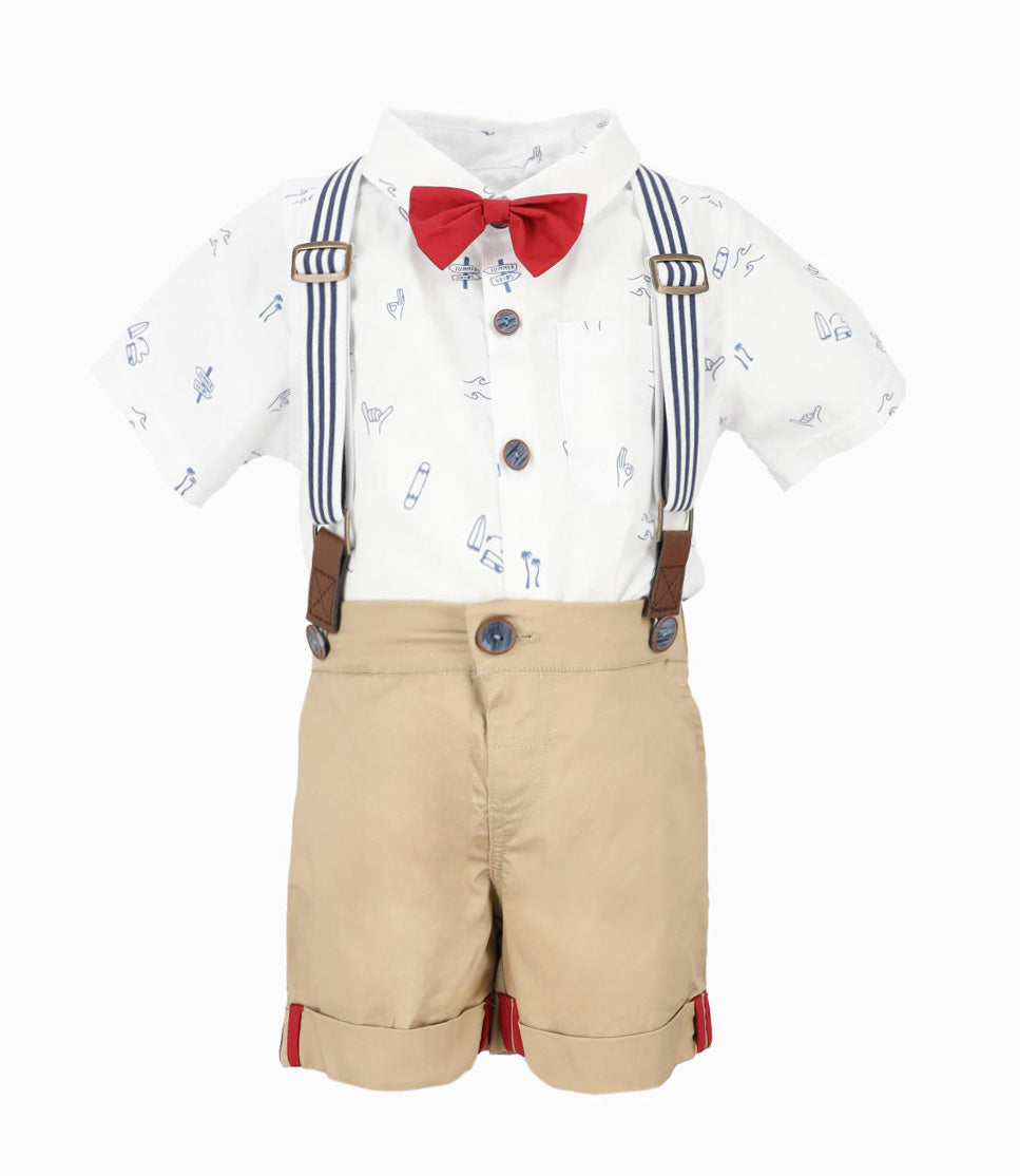 Conjunto niño con suspensores