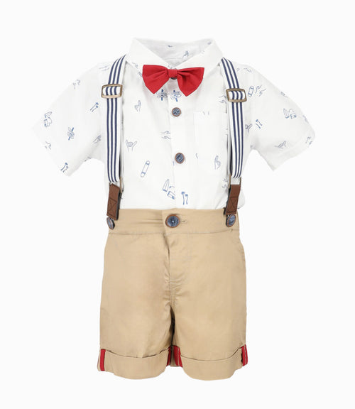 Conjunto niño con suspensores