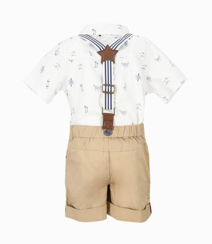 Conjunto niño con suspensores