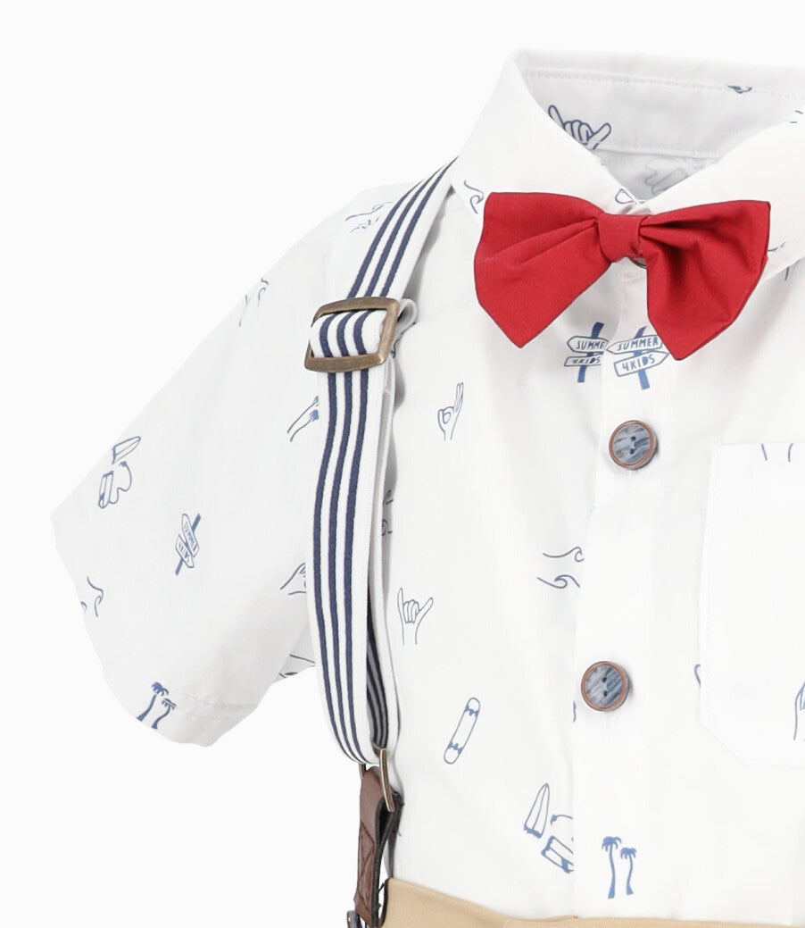 Conjunto niño con suspensores