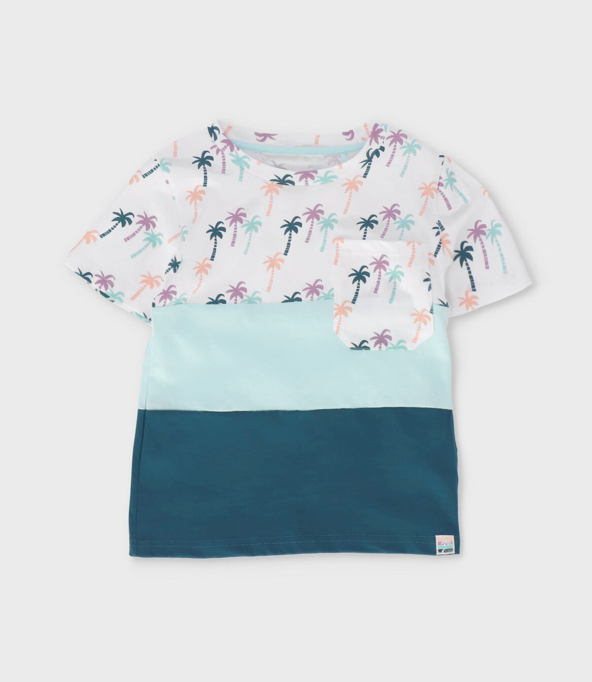 Conjunto niño con palmeras 2 años / Gris