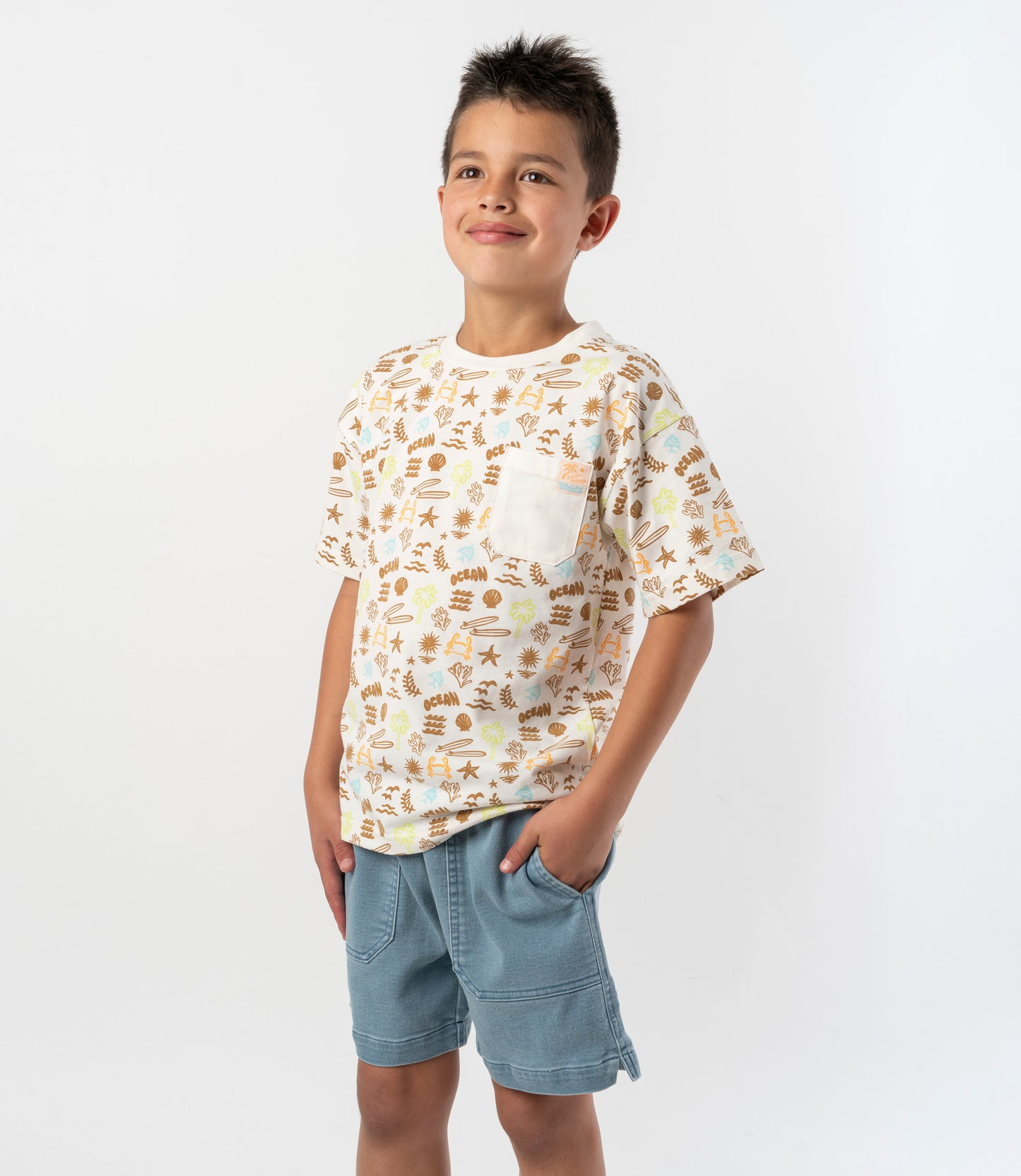 Conjunto niño ocean 2 años / Café