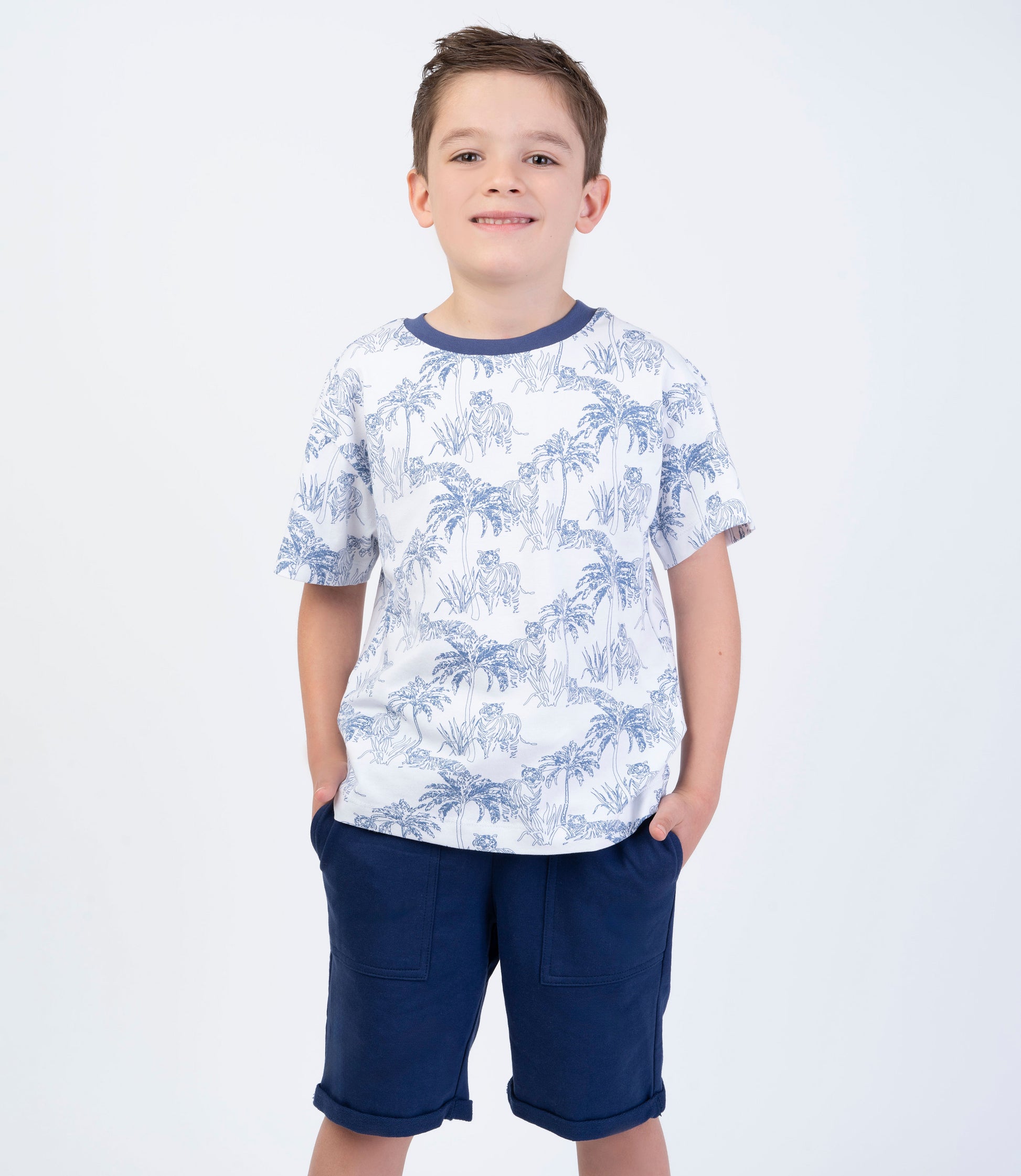 Bermuda Niño Básico 4 años / Azul Marino