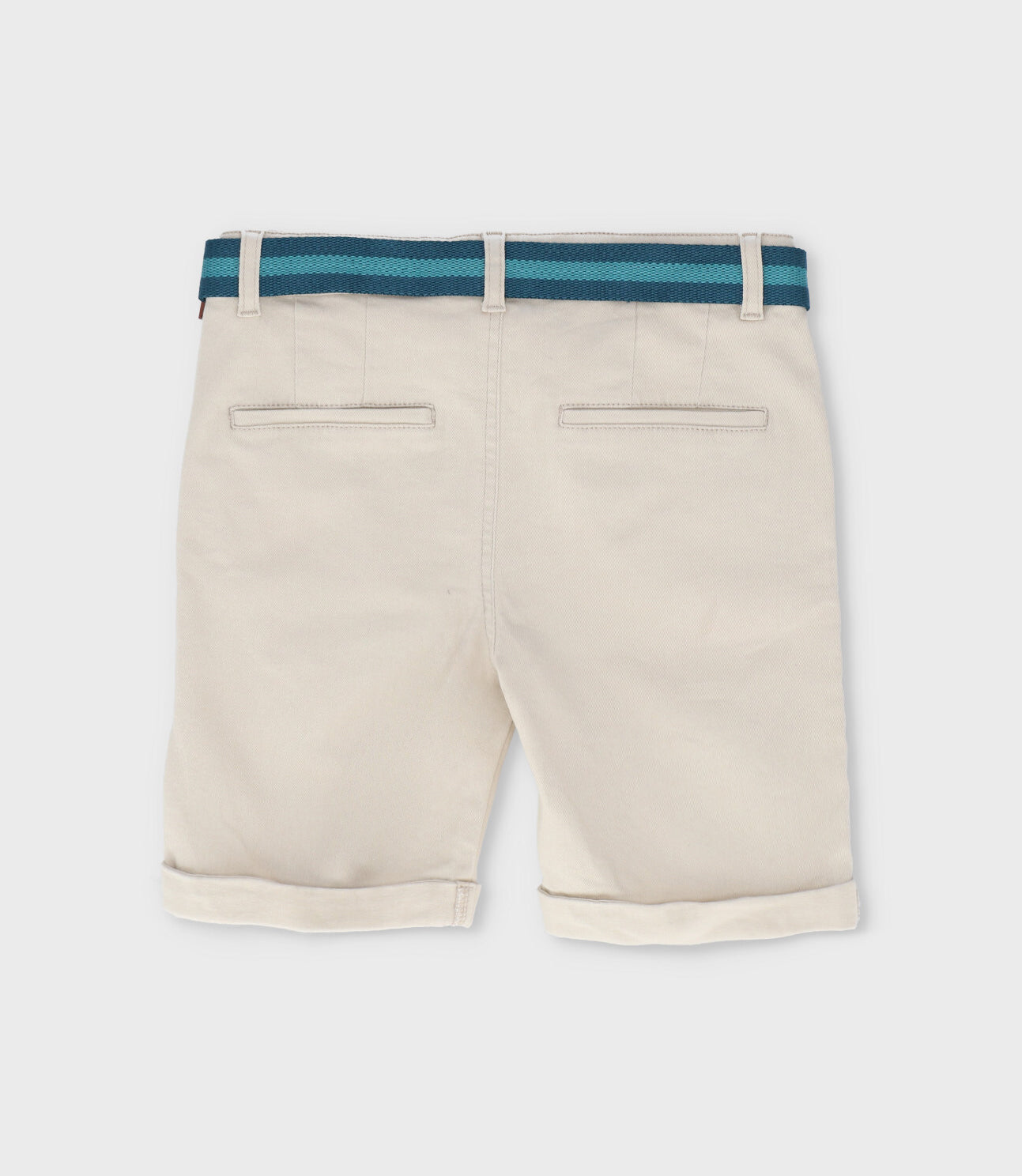 Bermuda niño con cinturón 2 años / Beige