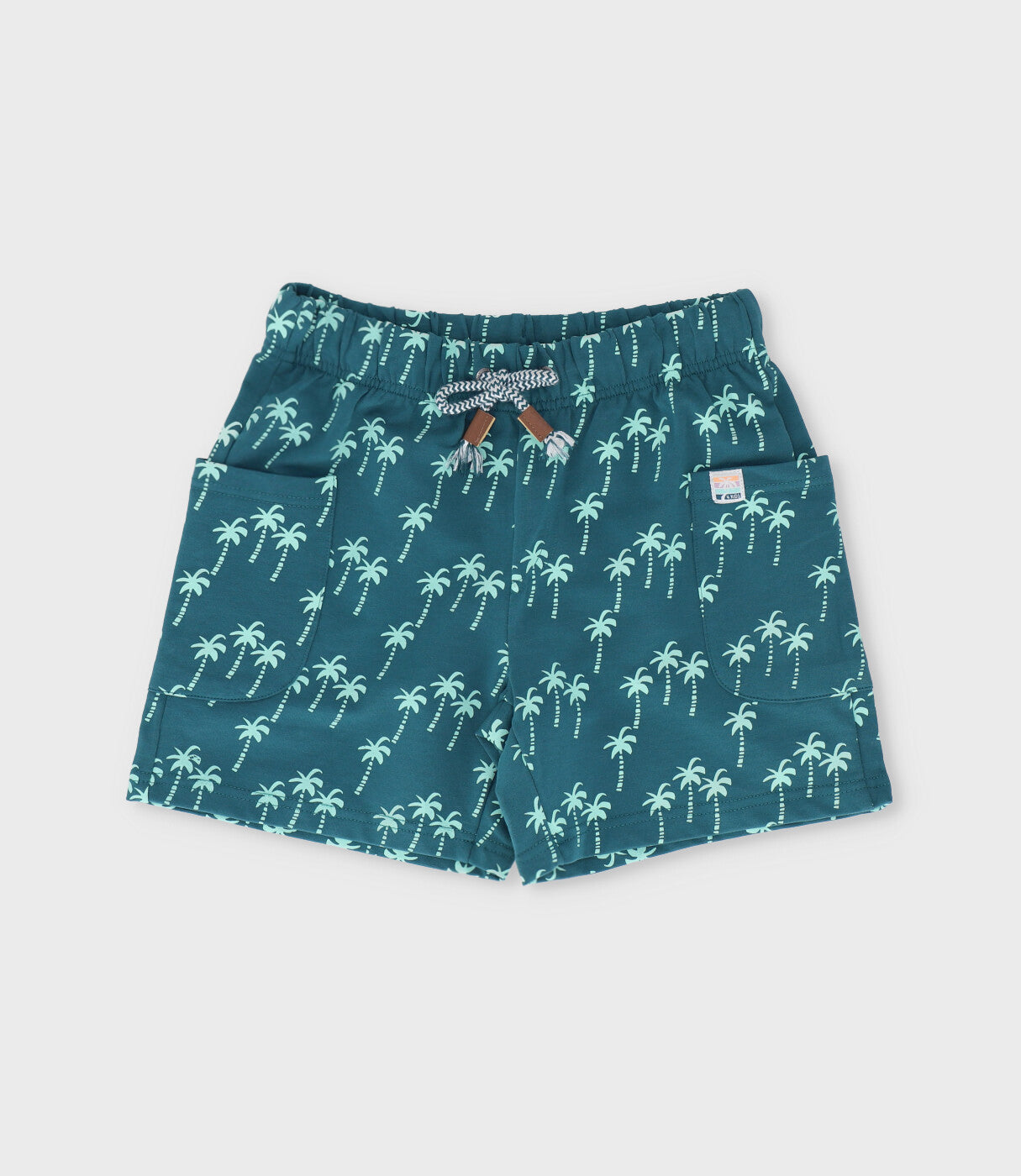 Bermuda niño con palmeras 2 años / Verde