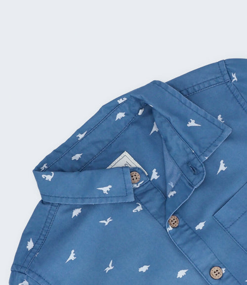 Camisa niño denim 2 años / Celeste