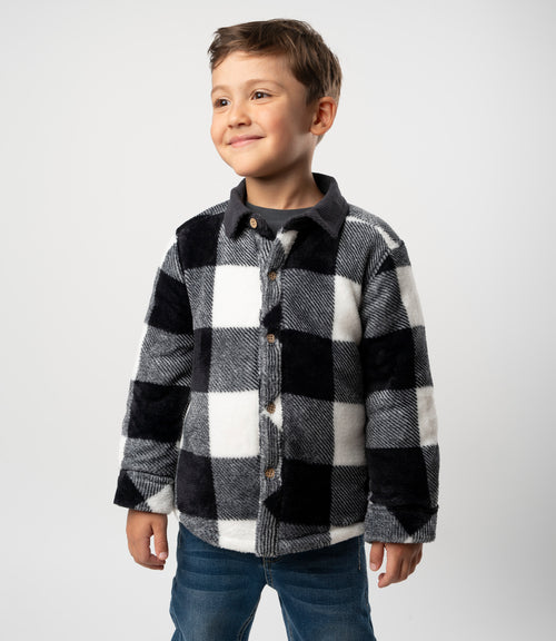 Camisa niño cuadrillé 2 años / Gris