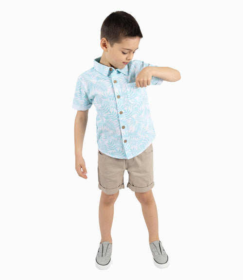 Camisa Niño Con Diseño Turquesa 2 años / Turquesa
