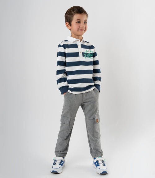 Pantalón buzo niño jogger 2 años / Gris