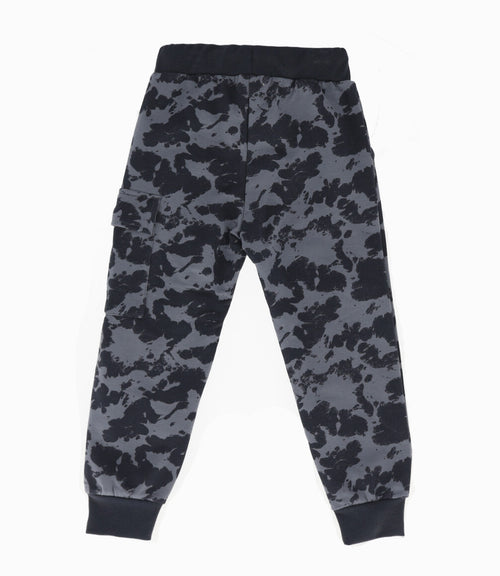 Pantalón de buzo niño camo 2 años / Gris