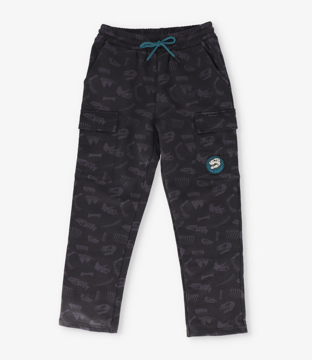 Pantalón de buzo niño cargo 2 años / Gris