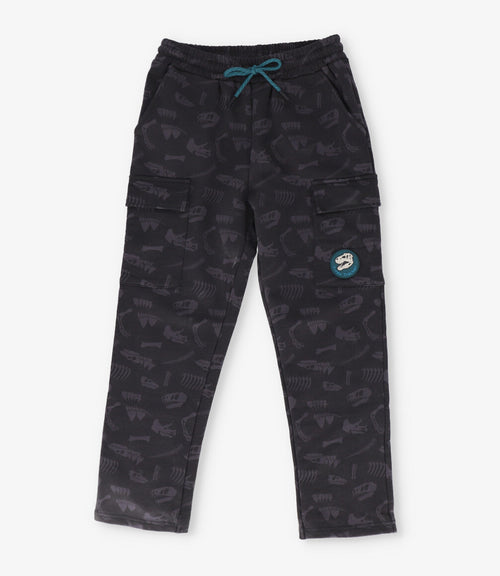 Pantalón de buzo niño cargo 2 años / Gris